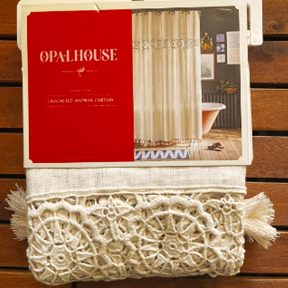 Crocheted Shower Curtain Opalhouse